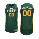 Men's Utah Jazz Green Custom Basketball Jersey