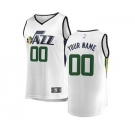 Men's Utah Jazz White Custom Basketball Jersey - Association Edition