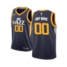 Utah Jazz Navy Swingman Custom Basketball Jersey - Icon Edition