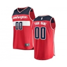 Men's Washington Wizards Red Custom Basketball Jersey - Icon Edition