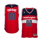 Mens Washington Wizards Red Custom Swingman Road Jersey