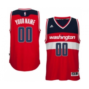 Mens Washington Wizards Red Custom Swingman Road Jersey