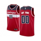 Washington Wizards Red Swingman Custom Basketball Jersey - Icon Edition