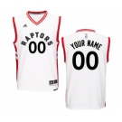 Men's Toronto Raptors White Custom Basketball Home Jersey