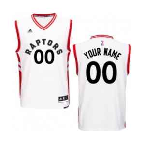Men's Toronto Raptors White Custom Basketball Home Jersey