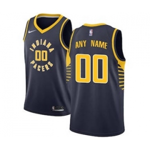 Indiana Pacers Navy Swingman Custom Basketball Jersey - Icon Edition
