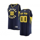 Men's Indiana Pacers Navy Custom Basketball Jersey - Icon Edition