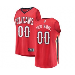 Men's New Orleans Pelicans Red Custom Basketball Jersey - Statement Edition