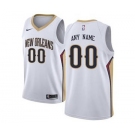 New Orleans Pelicans White Swingman Custom Basketball Jersey - Association Edition