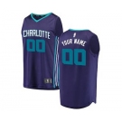 Youth Charlotte Hornets Purple Custom Basketball Jersey - Statement Edition