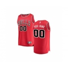 Youth Chicago Bulls Red Custom Basketball Jersey - Icon Edition