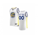 Youth Golden State Warriors White Custom Basketball Jersey - Association Edition