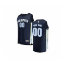 Youth Memphis Grizzlies Navy Custom Basketball Jersey - Icon Edition