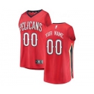 Youth New Orleans Pelicans Red Custom Basketball Jersey - Statement Edition