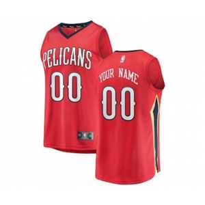 Youth New Orleans Pelicans Red Custom Basketball Jersey - Statement Edition