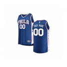 Youth Philadelphia 76ers Royal Custom Basketball Jersey - Icon Edition