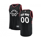 Youth Toronto Raptors Black Custom Basketball Jersey - Statement Edition