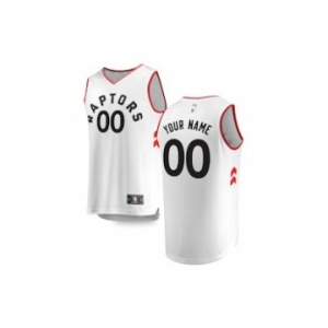 Youth Toronto Raptors White Custom Basketball Jersey - Association Edition