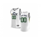 Youth Utah Jazz White Custom Basketball Jersey - Association Edition