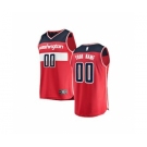 Youth Washington Wizards Red Custom Basketball Jersey - Icon Edition