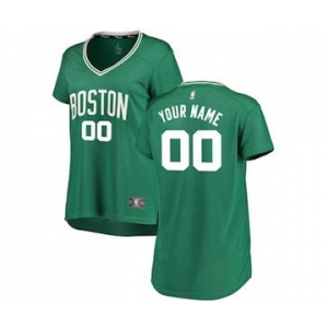 Women's Boston Celtics Green Custom Basketball Jersey - Icon Edition