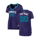 Women's Charlotte Hornets Purple Custom Basketball Jersey