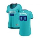 Women's Charlotte Hornets Teal Custom Basketball Jersey - Icon Edition