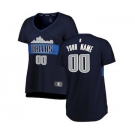 Women's Dallas Mavericks Navy Custom Basketball Jersey