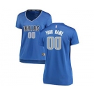 Women's Dallas Mavericks Royal Custom Basketball Jersey - Icon Edition