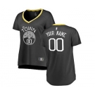 Women's Golden State Warriors Black Custom Basketball Jersey