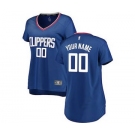 Women's LA Clippers Royal Custom Basketball Jersey - Icon Edition