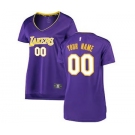 Women's Los Angeles Lakers Purple Custom Basketball Jersey