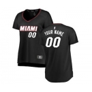 Women's Miami Heat Wine Custom Basketball Jersey