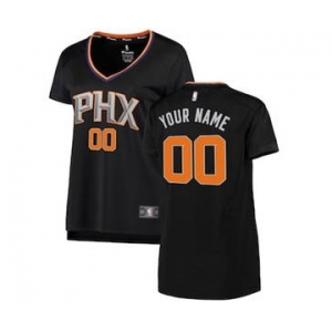 Women's Phoenix Suns Black Custom Basketball Jersey