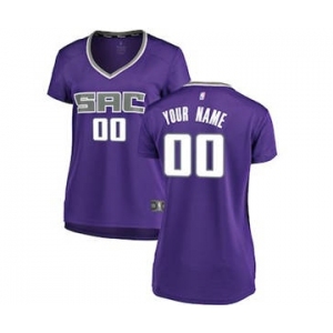 Women's Sacramento Kings Purple Custom Basketball Jersey - Icon Edition