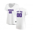 Women's Sacramento Kings White Custom Basketball Jersey - Association Edition