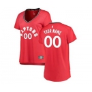 Women's Toronto Raptors Red Custom Basketball Jersey - Icon Edition