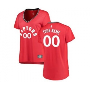 Women's Toronto Raptors Red Custom Basketball Jersey - Icon Edition