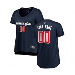 Women's Washington Wizards Navy Custom Basketball Jersey