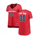 Women's Washington Wizards Red Custom Basketball Jersey - Icon Edition