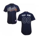 Atlanta Braves Personalized custom Blue Jersey