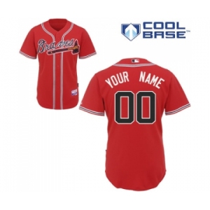 Atlanta Braves Personalized custom Red Jersey