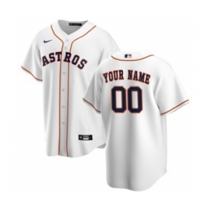 Men's Houston Astros Home 2020 Baseball Custom Cool Base Jersey - White