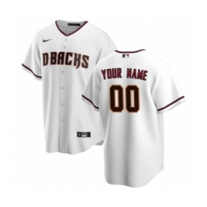 Men's Arizona Diamondbacks Home 2020 Baseball Custom Cool Base Jersey - White