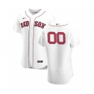 Men's Boston Red Sox 2020 Home Custom Flexbase Jersey - White