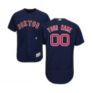 Men's Boston Red Sox Customized Alternate Navy Flex Base Custom Baseball Baseball Jersey