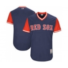 Men's Boston Red Sox Customized Navy 2017 Little League World Series Players Weekend Jersey