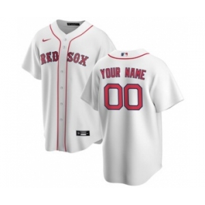 Men's Boston Red Sox Home 2020 Baseball Custom Cool Base Jersey - White