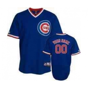 Baseball Chicago Cubs Blue M&N Man Custom Jerseys