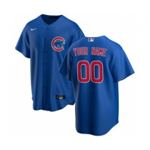 Men's Chicago Cubs Alternate 2020 Baseball Custom Cool Base Jersey - Royal